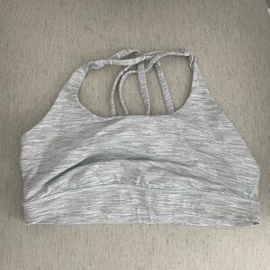 Lululemon Grey energy sports bra
